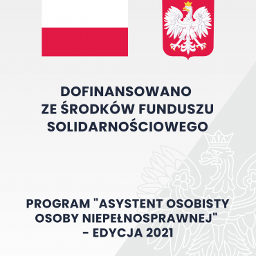 Plakat Asysten Osoby Niepełnosprawnej