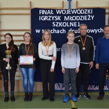 Finał Wojewódzki igrzysk młodzieży szkolnej w szachach drużynowych zwycięscy