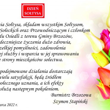 Dzień sołtysa podziękowania