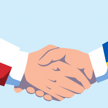 Polska i Ukraina podaje sobie dłoń