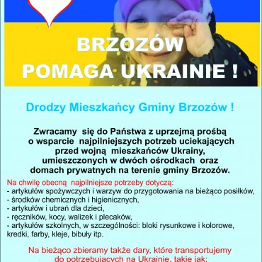 Brzozów pomaga Ukrainie