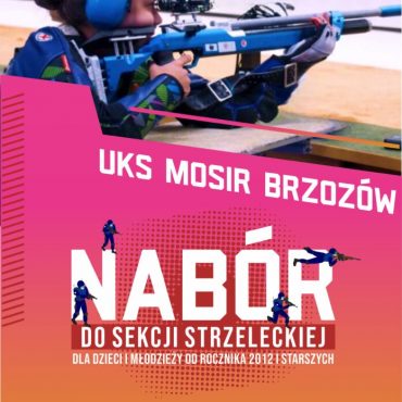 nabór do sekcji strzeleckiej, plakat