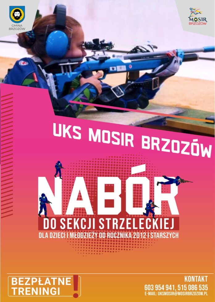 nabór do sekcji strzeleckiej, plakat