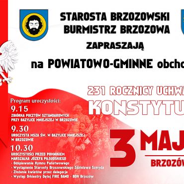Obchody 231. rocznicy uchwalenia Konstytucji 3 Maja
